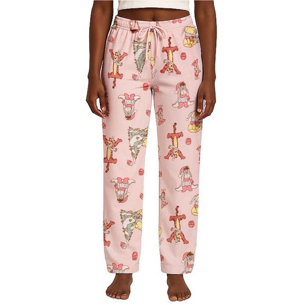 ❥𝐃𝐢𝐬𝐧𝐞𝐲: Juniors' Winnie The Pooh Winter Plush Fleece Pajama Pants
